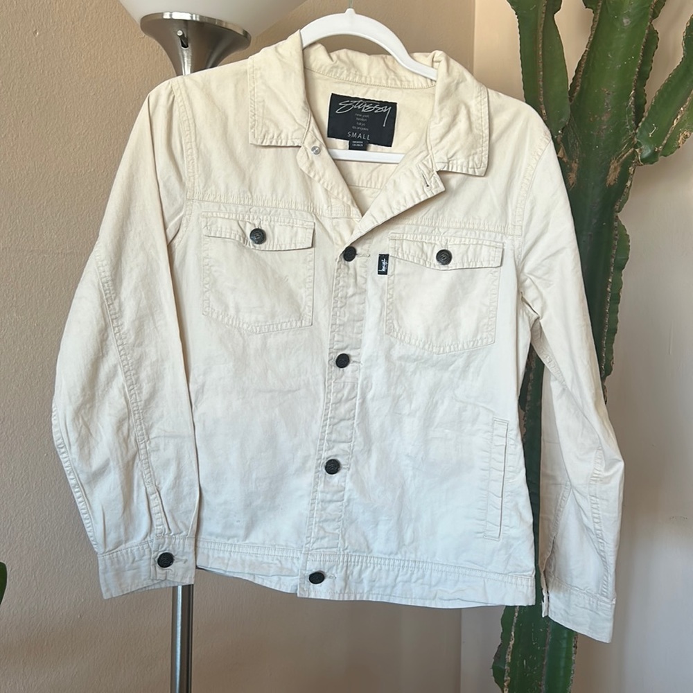 Vintage Stussy Button up Shirt / light jacket